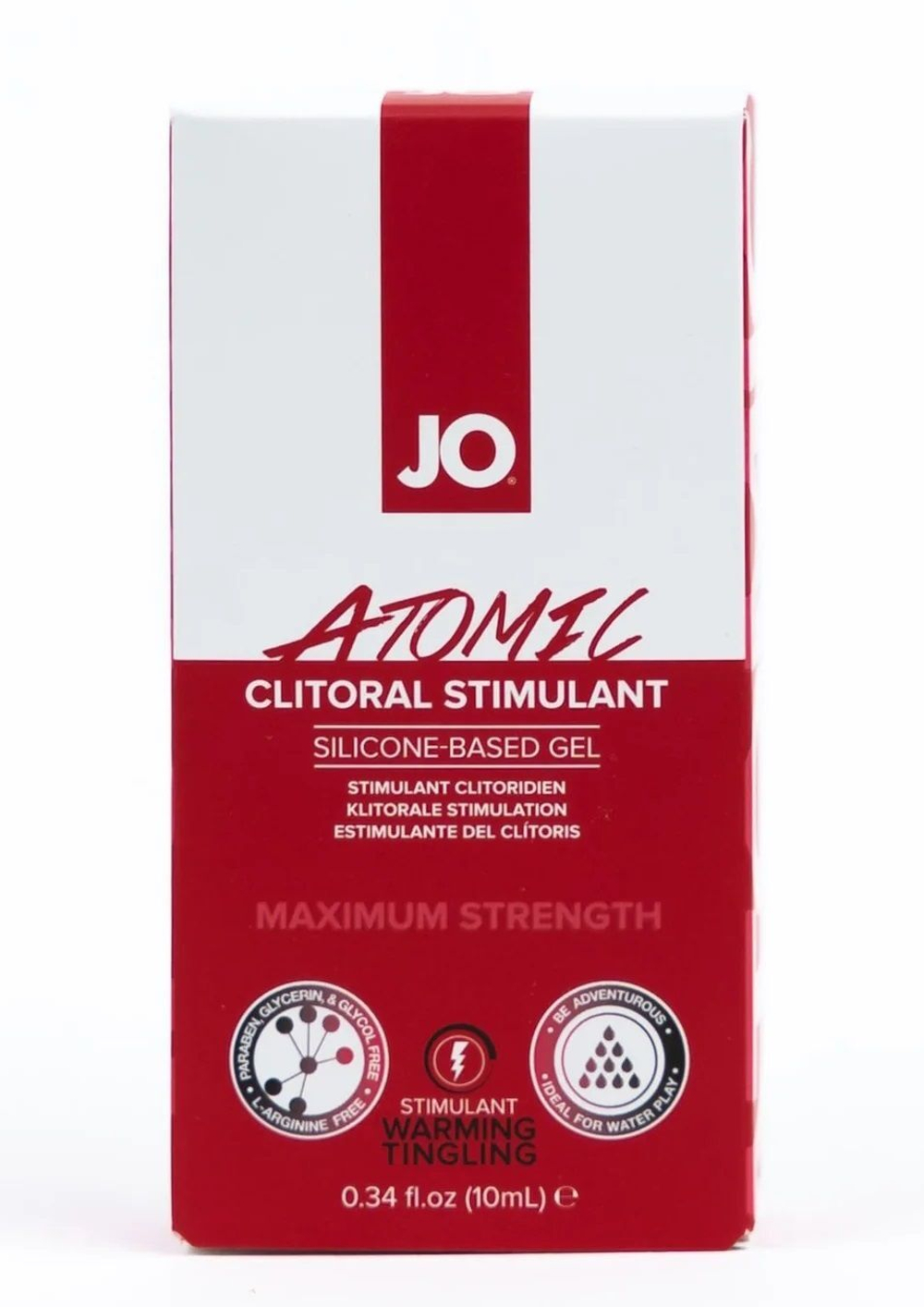 Возбуждающий гель для клитора мощного действия JO CLITORAL ATOMIC - 10 мл.