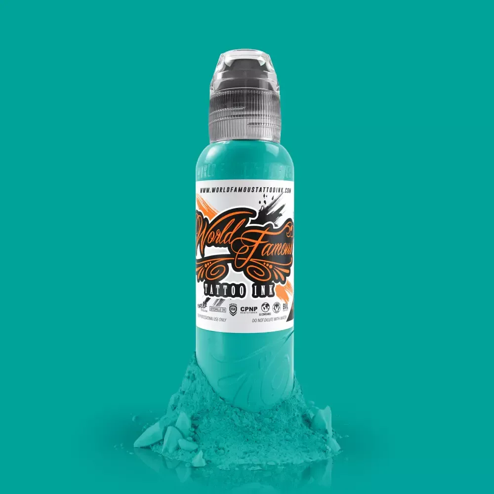 World Famous Ink Jay Feestyle Turquoise