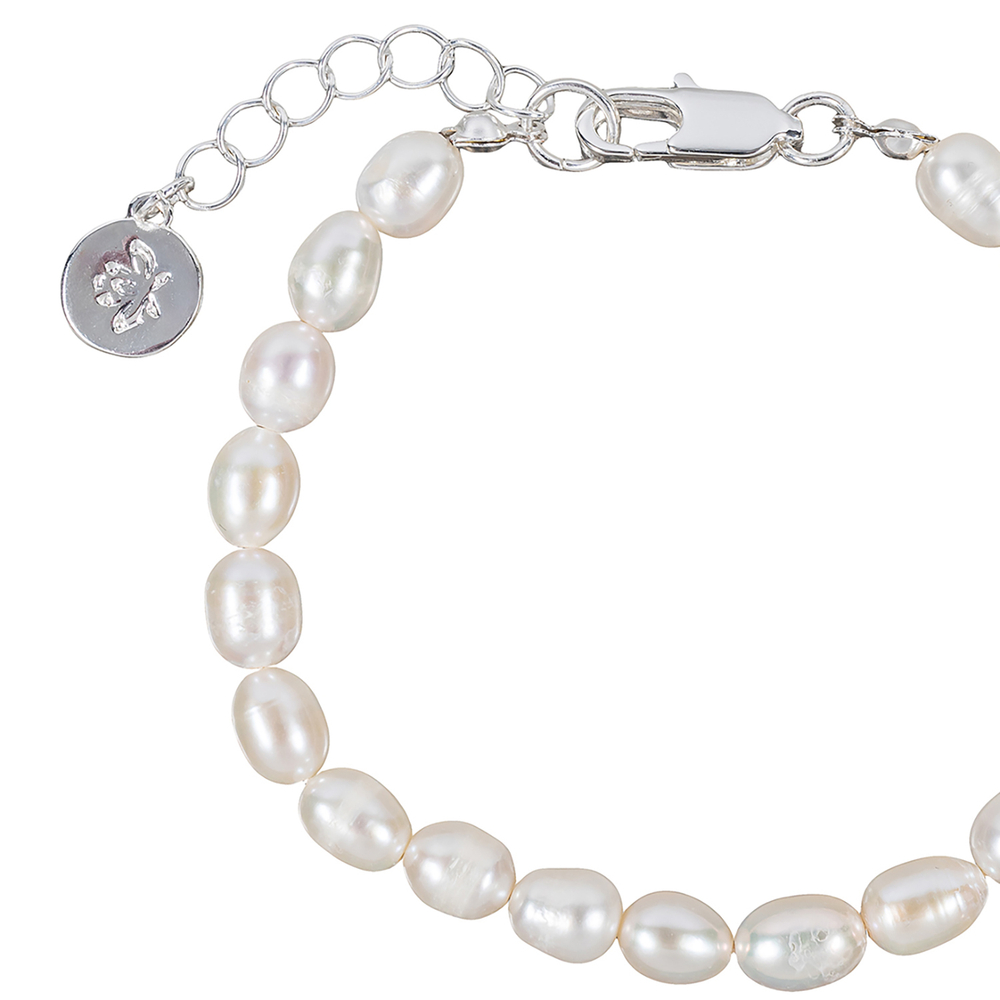 Браслет Fiore Luna String of Pearls Сarabiner CL4520 S