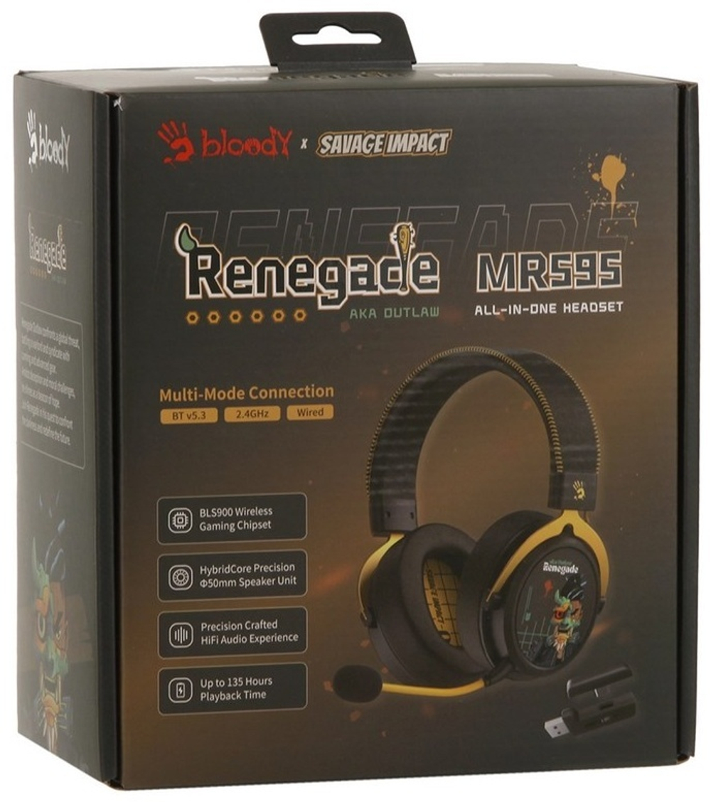 Наушники A4Tech Bloody MR595 Renegade черный