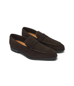 Кожаные мокасины theon BOSS BLACK - коричневый(50523062)