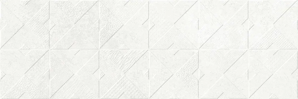 Настенная плитка ALMA Ceramica TWA11MAS027 Mars 60x20 белая матовая под геометрию