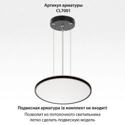Citilux NORMA CL749501 LED RGB Светильник с пультом Чёрный