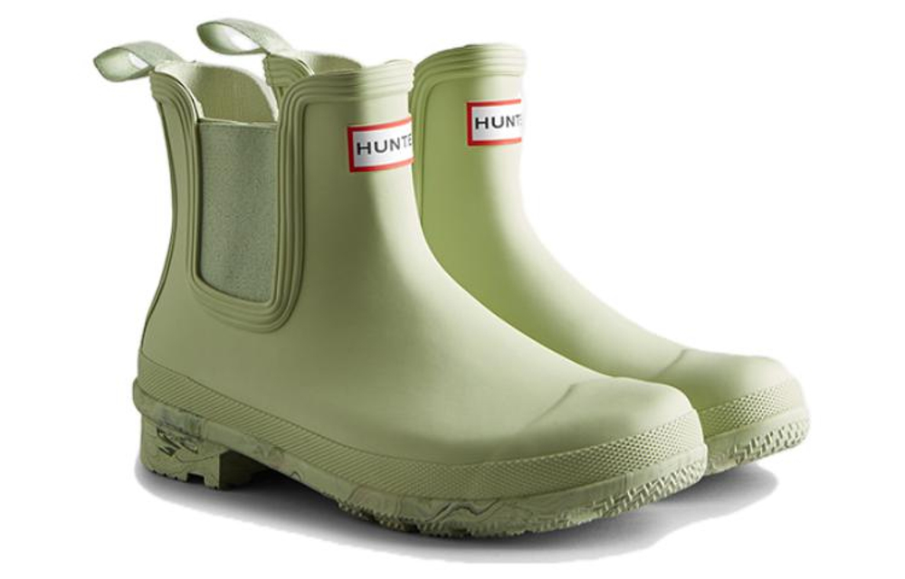 HUNTER Waterproof And Wear resistant Rain Boots Women"s Cyan