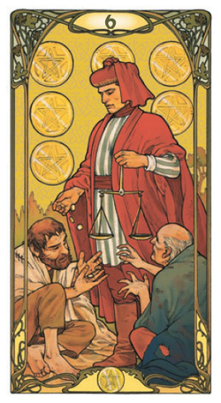 Таро Арт-Нуво Золотое (RUS)