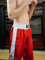 Брюки для кикбоксинга Tomorrow Star BASIC красные