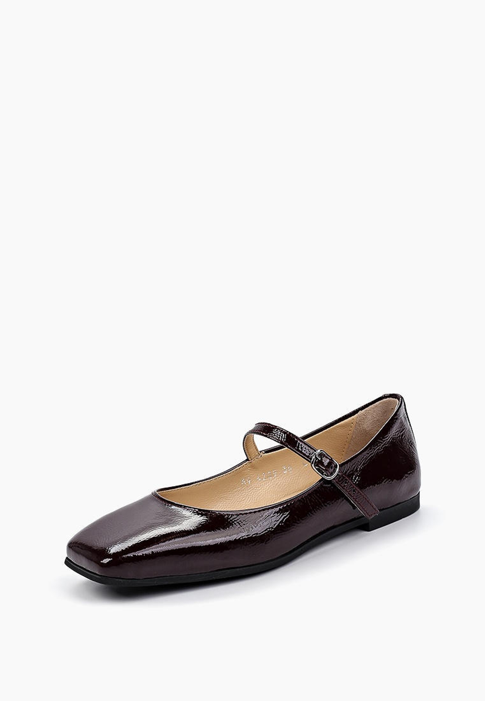Туфли // Mary Jane // Bordo // Patent