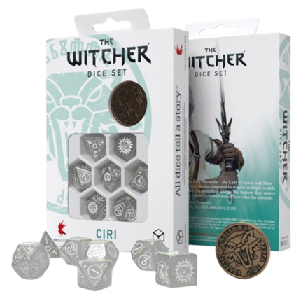 Набор игральных костей Ведьмак: Цири - Повелительница Пространства и Времени