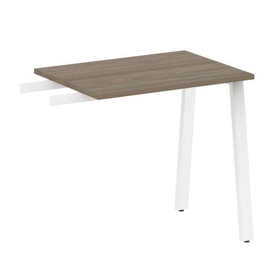 Metal System Приставной элемент на А-образном м/к БА.ПР-2 Вяз Благородный/Металл Белый 800*600*750