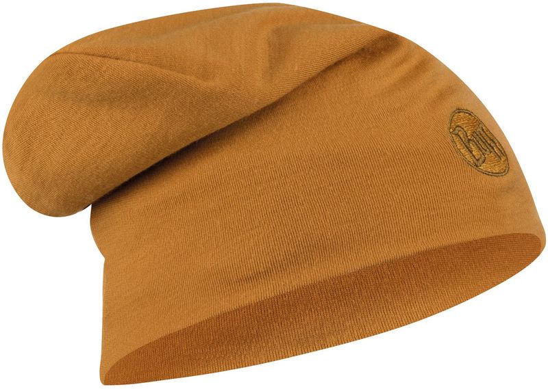 Теплая шерстяная шапка-бини Buff Hat Wool Heavyweight Solid Camel Фото 1