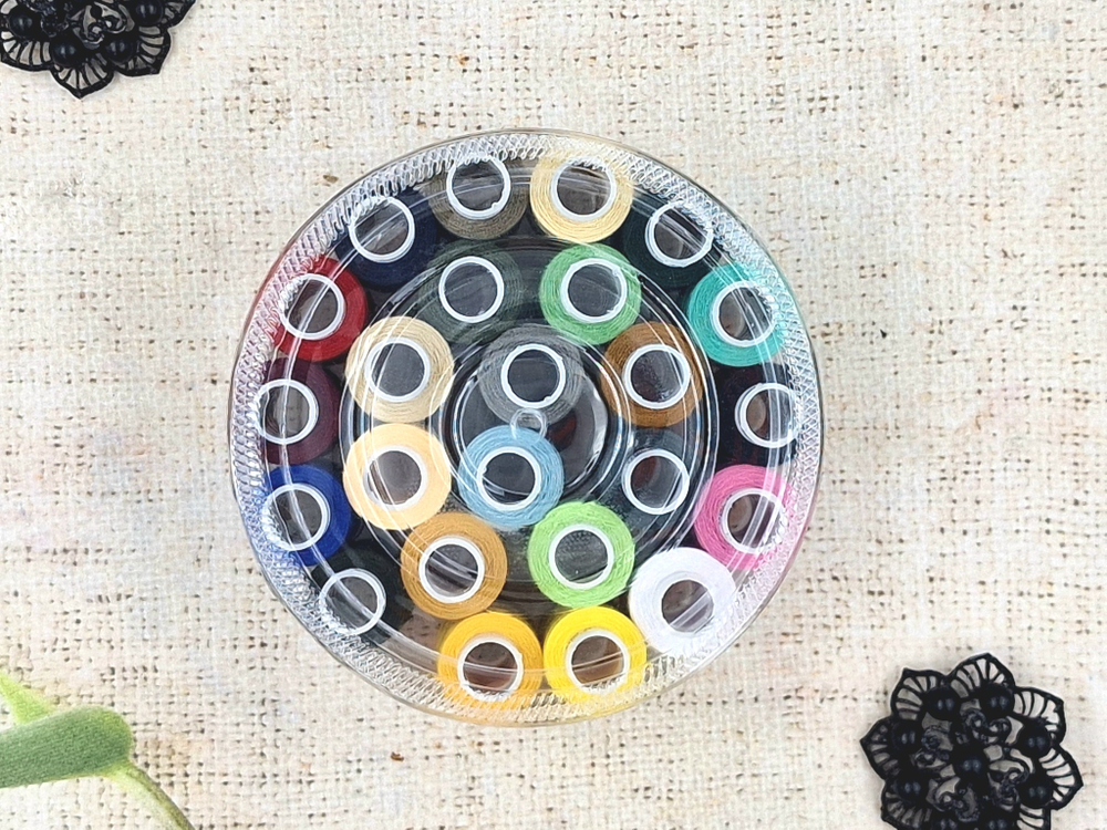 Набор ниток ассорти 40 лш, 24 шт*170 м