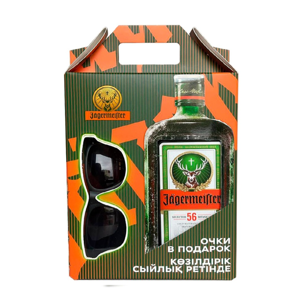 Ликер Jagermeister 0,7 л с очками