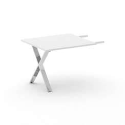 Cross Брифинг-приставка CRF.BR-1 Белый F/Нерж. Сталь 1000*900*750