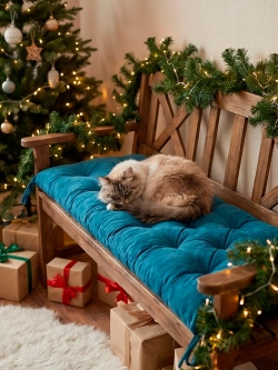 Подушка на скамью, подоконник, обувницу 80х40 см