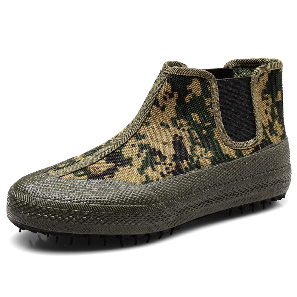 QIANGREN Lightweight Abrasion Resistant Canvas Liberation Shoes Unisex Green