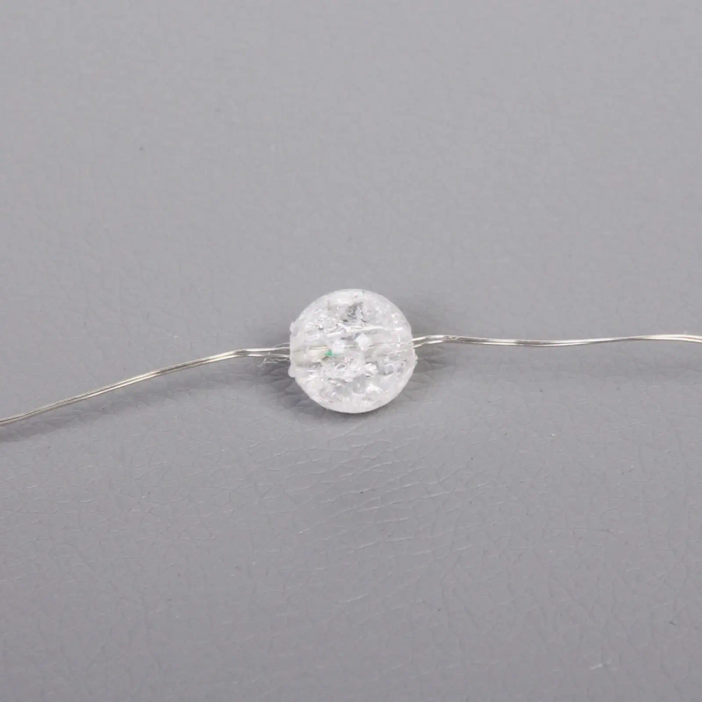 Гирлянда для дома «Жемчужина» на батарейках 2,0 м 20 ламп LED, d-1 см, 3 реж., IP-20, Белый