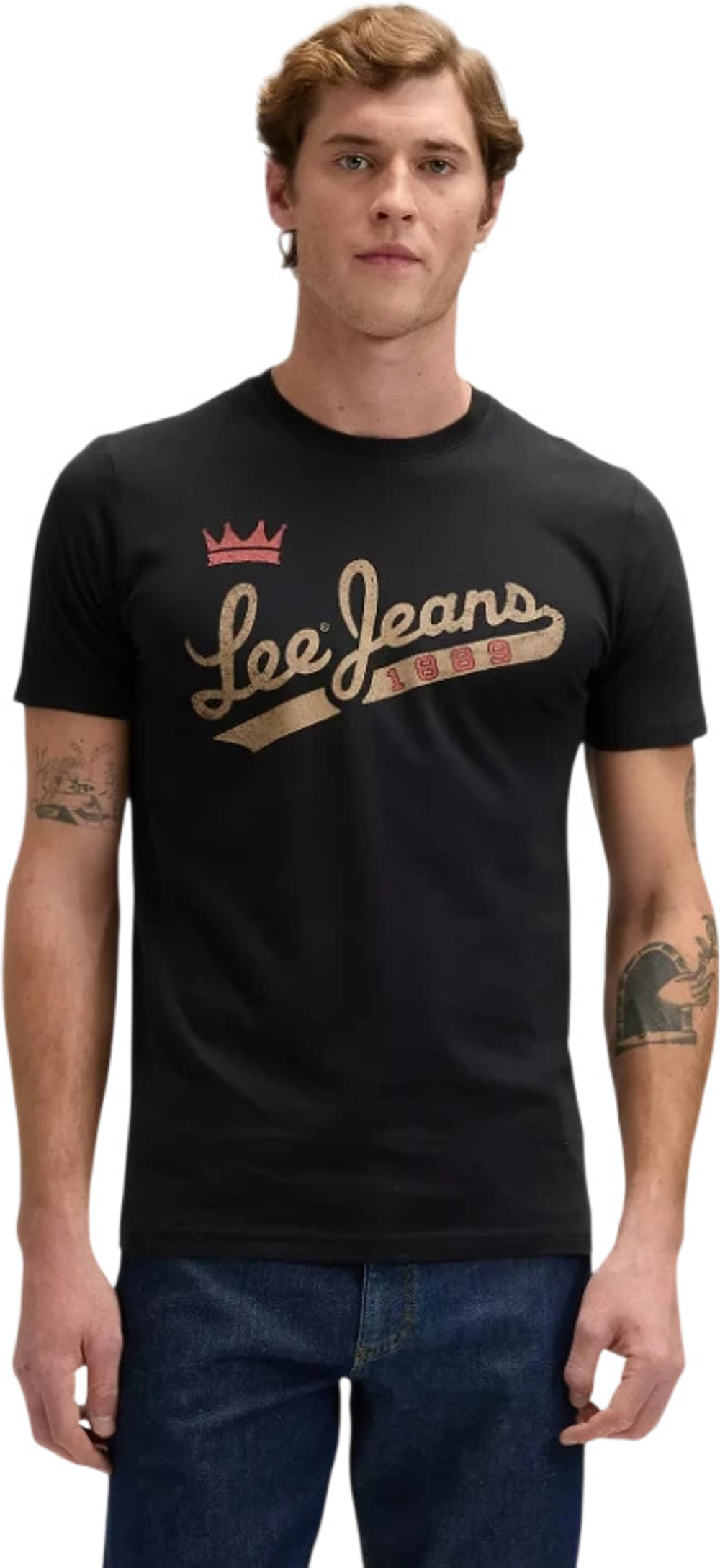 Футболка мужская LEE LEE JEANS TEE BLACK