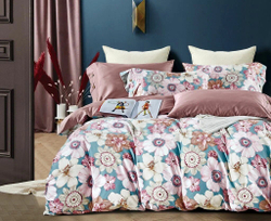 Постельное белье 2 спальное евро Asabella 1801-6