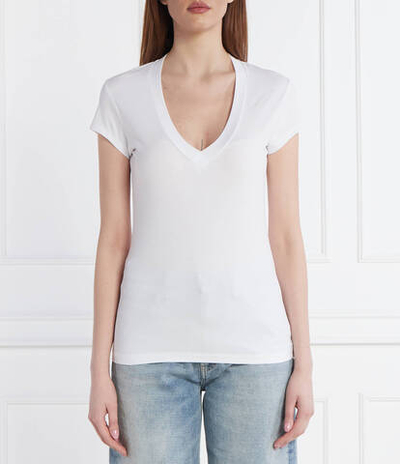 Футболка DONDUP - made in Italy - белый(DS005 JS0280D ZL4)