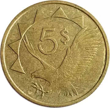 5 долларов 1993 Намибия