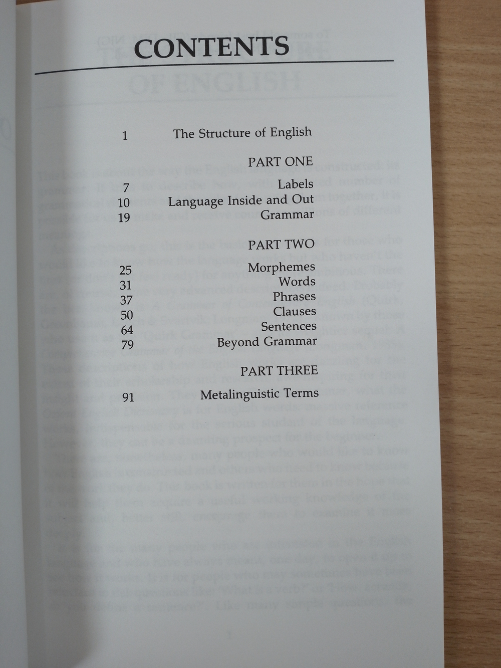 The Structure of English: A Handbook of English Grammar