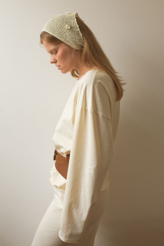 Косынка "Сон и фимиам", сливочная / Paki Paki