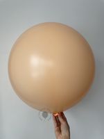 S шар гигант 24"/60 см пастель персиковый (БГ-90)