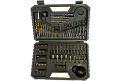 STANLEY, STA7205, НАБОР СВЕРЕЛ, КОРОНОК И БИТ 100ШТ, шт