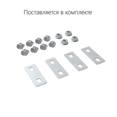 Крышка на угол CDSD/CDSS 90 вертикальный внеш. переходник осн.200, цинк-ламельная в комплекте с метизами и пластинами PTCE