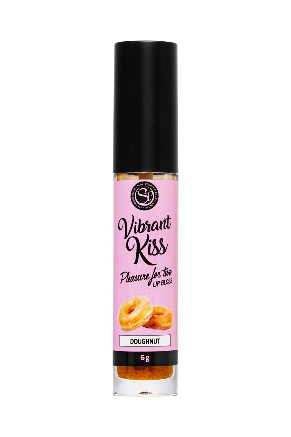 Бальзам для губ Lip Gloss Vibrant Kiss со вкусом пончиков - 6 гр.