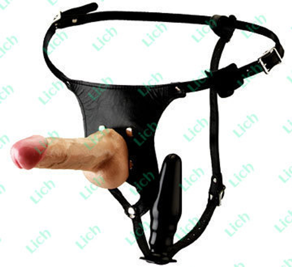 Мужской фаллопротез на трусиках с аутоанальной стимуляцией