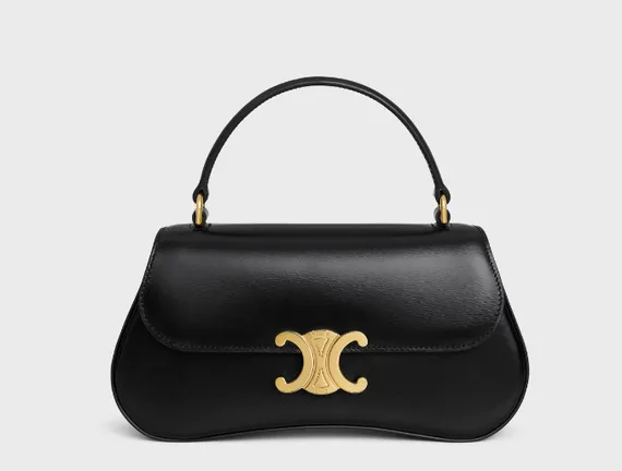Сумка CELINE LOLA IN SHINY CALFSKIN черный