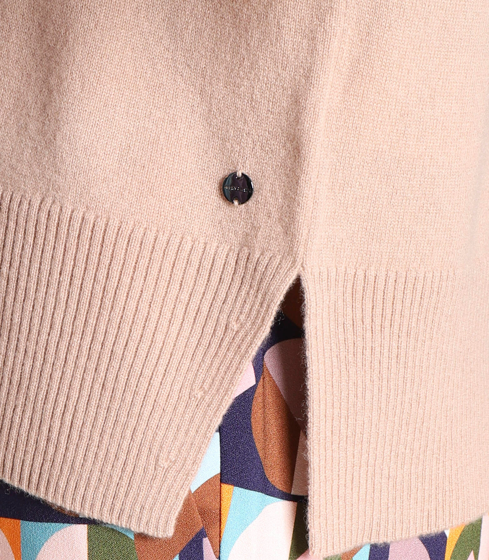 Хлопковый свитер Marc Cain - пудро-розовый (TA 41.15 M51)