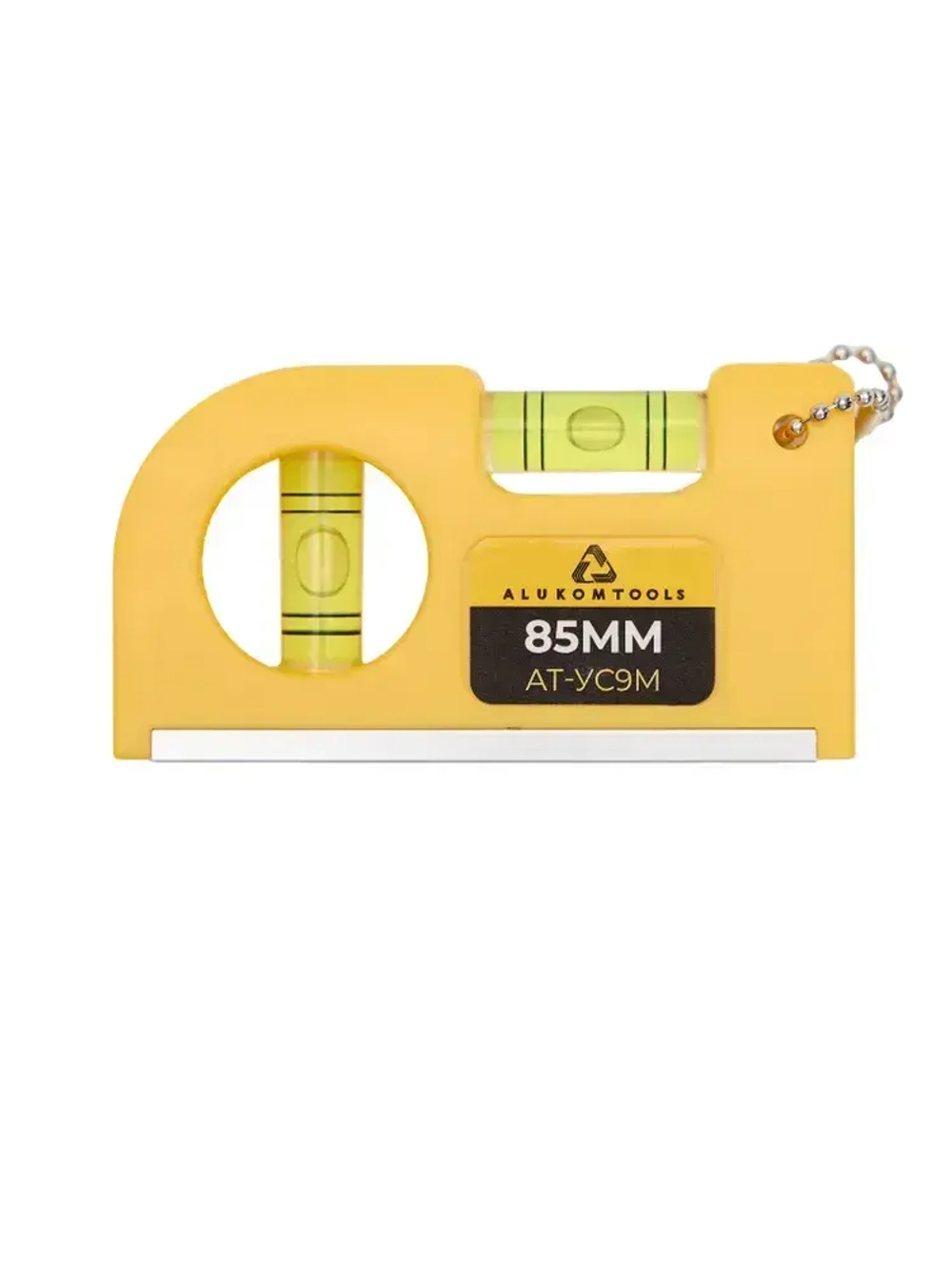 Уровень строительный магнитный, 85 мм, уровень мини карманный