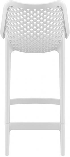 Стул пластиковый полубарный Air Bar 65 белый