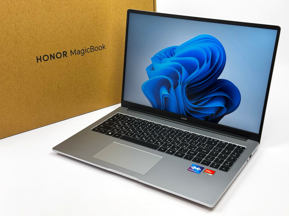 Новый ноутбук Honor Magicbook X16 / Ryzen 5 7640HS / 16GB DDR5 / 512GB / FullHD / Win11 / Русско-Английская клавиатура