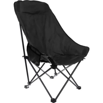 Кресло складное до 100 кг SJ-0113, 50*62*94 см, цвет: чёрный, ТуристМастер