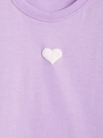 Платье оверсайз в сад с коротким рукавом