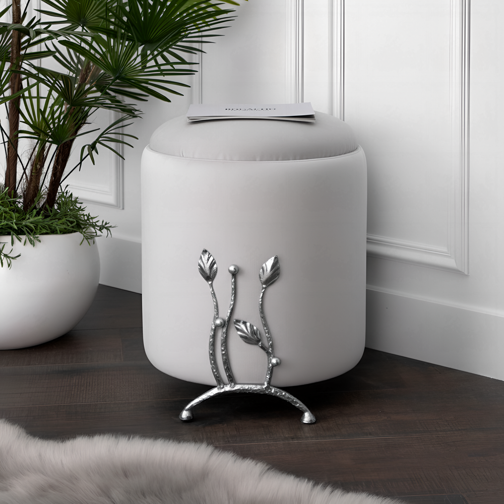 Банкетка Терра Грасс Античное серебро