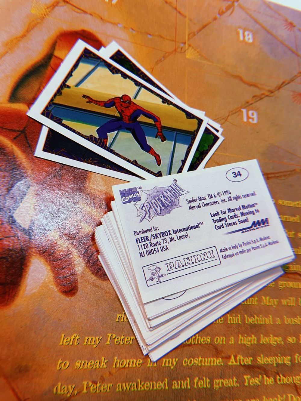 Spider-Man The Insidous Six (1996) - Альбом с полной коллекцией наклеек