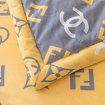 Комплект постельного белья Сатин с Одеялом 100% хлопок на резинке OBR125