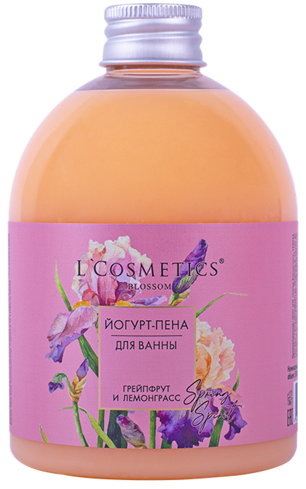 Пена для ванны грейпфрут и лемонграсс L’COSMETICS Spring Spirit 500 мл