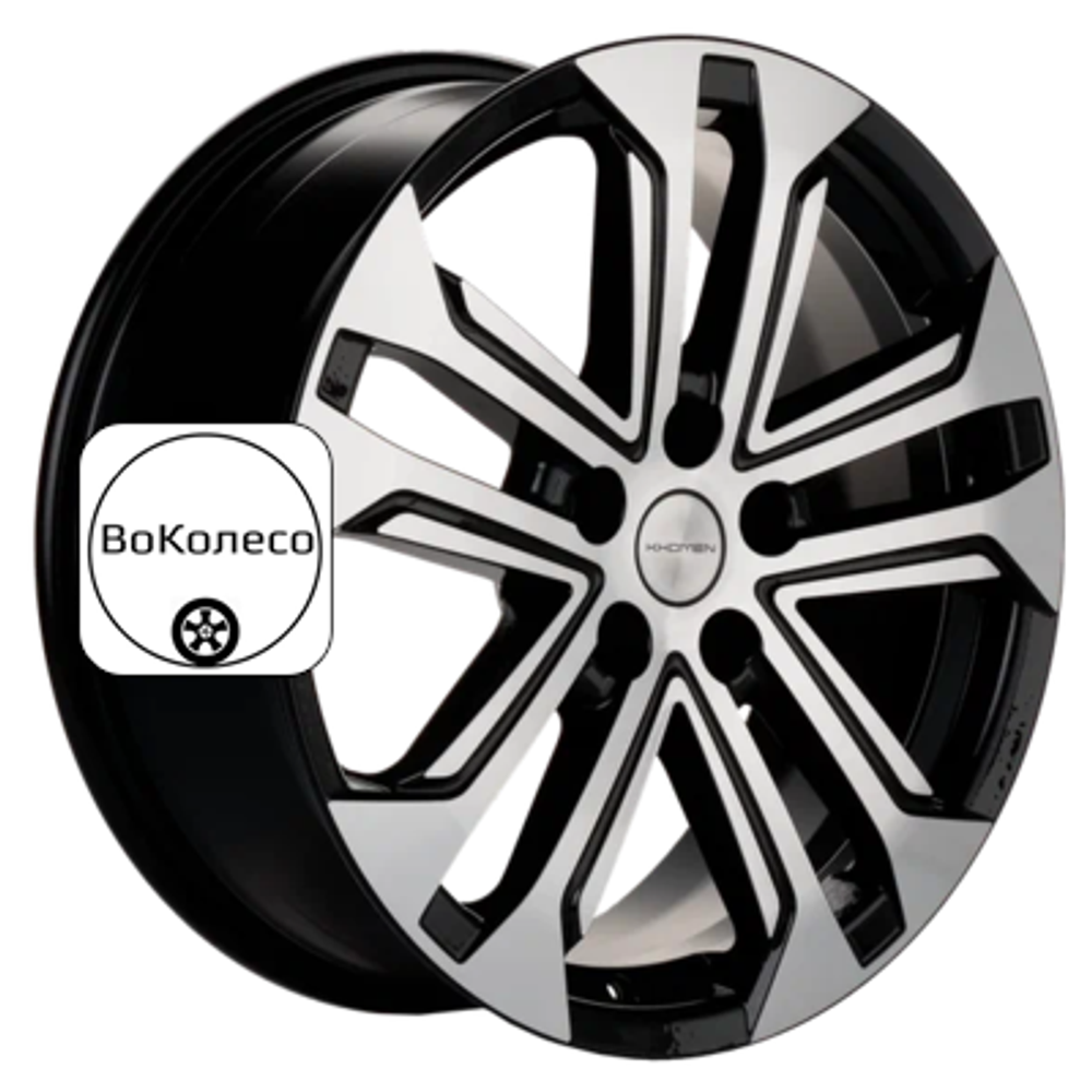 7x18/5x110 ET50 D63,3 KHW1803 (CS35/CS35 Plus) Black-FP Khomen Wheels