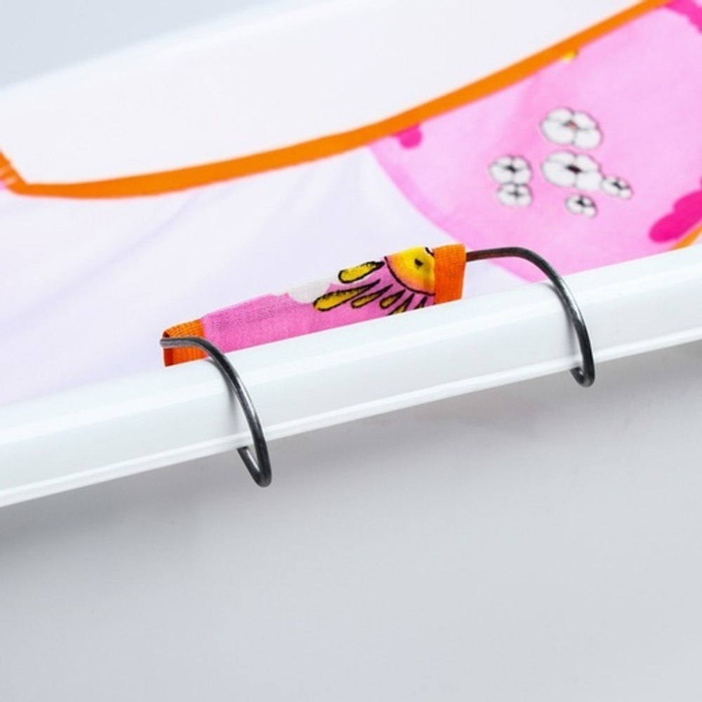 2124389 Гамачок в ванночку «Куп-куп», 100 см, цвет розовый