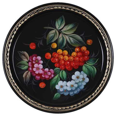 Zhostovo metal tray A5D070425256