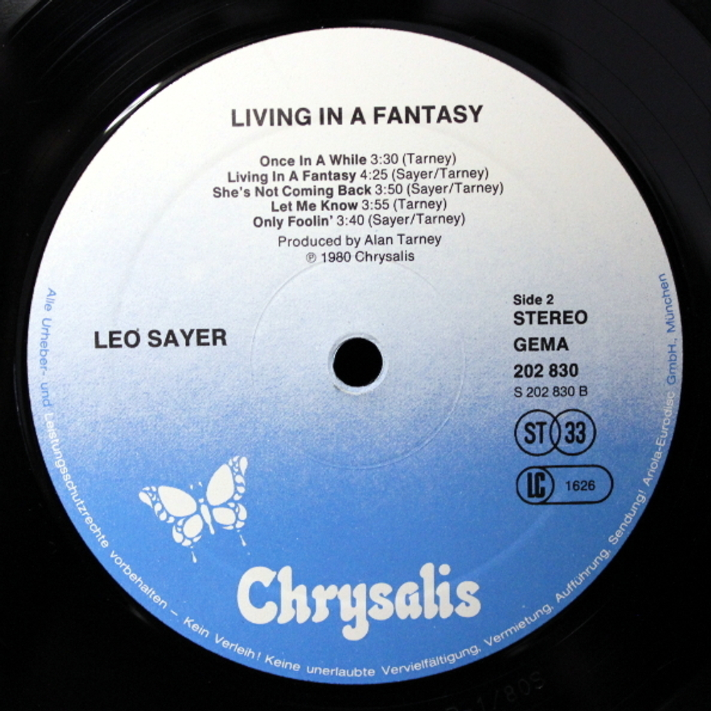 Leo Sayer / Living In A Fantasy (LP)