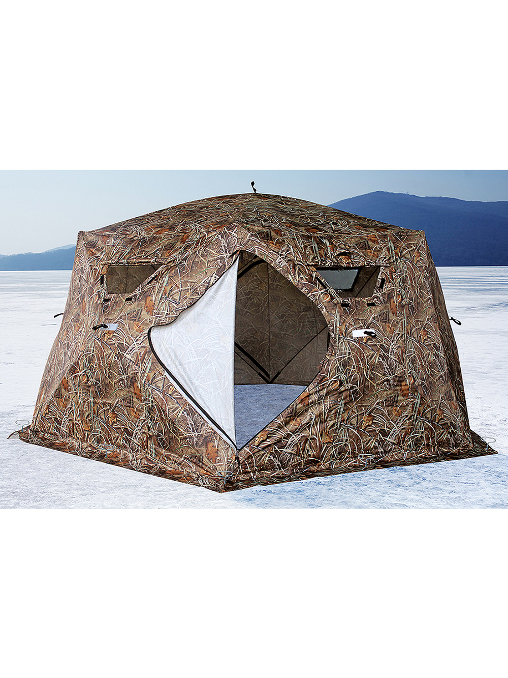 Палатка для зимней рыбалки HIGASHI Camo Yurta