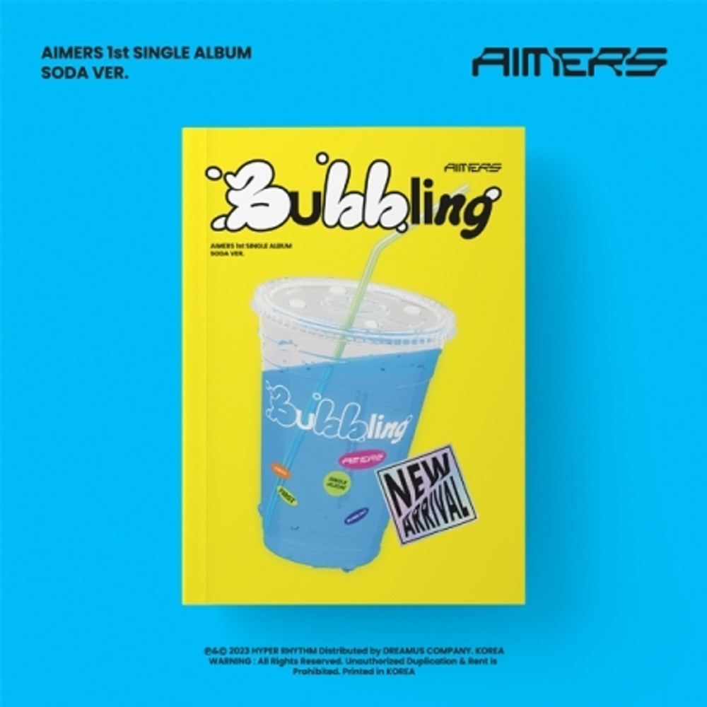 Альбом AIMERS - Bubbling 1st Single Album SODA Version