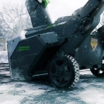 Greenworks GD82 82В аккумуляторный снегоуборщик (1 x 5 Ач, ЗУ) ковш 56 см, выброс 8 м 2602507UB