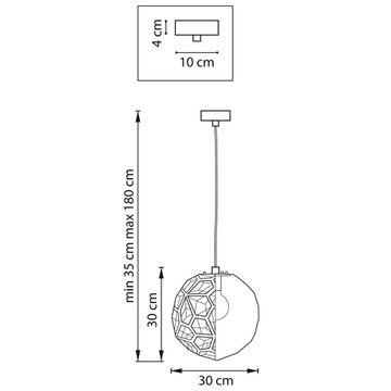 Подвесной светильник 1*E27 724012 золото Fermo  Lightstar